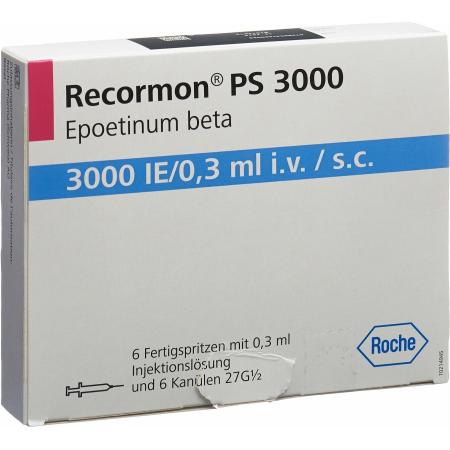 Recormon PS Inj L&ouml;s 3000 IU/0.3ml with needle protection Fertspr 6 pcs - PrimeCare Global
